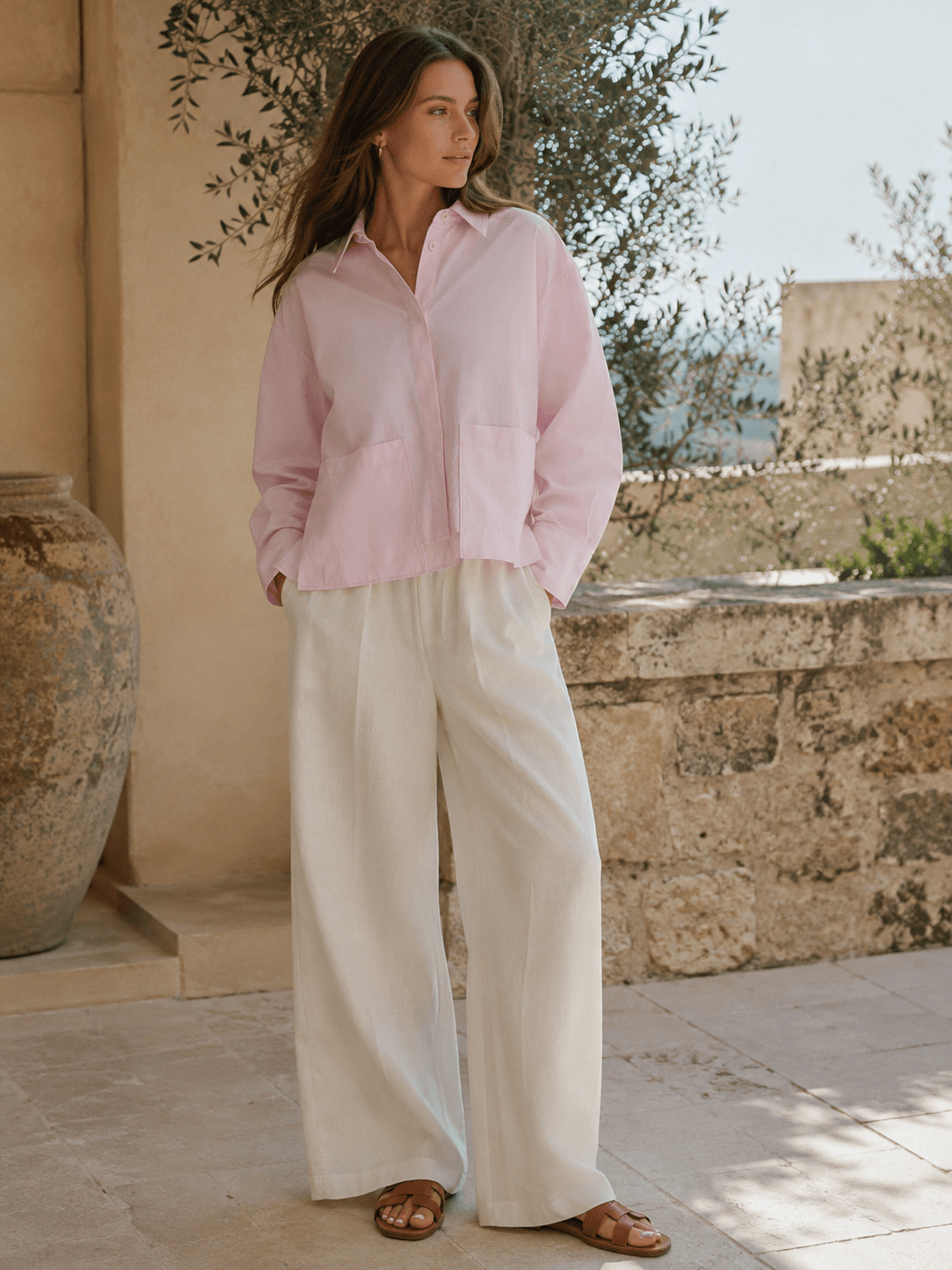 Gia Blouse - Soft Pink