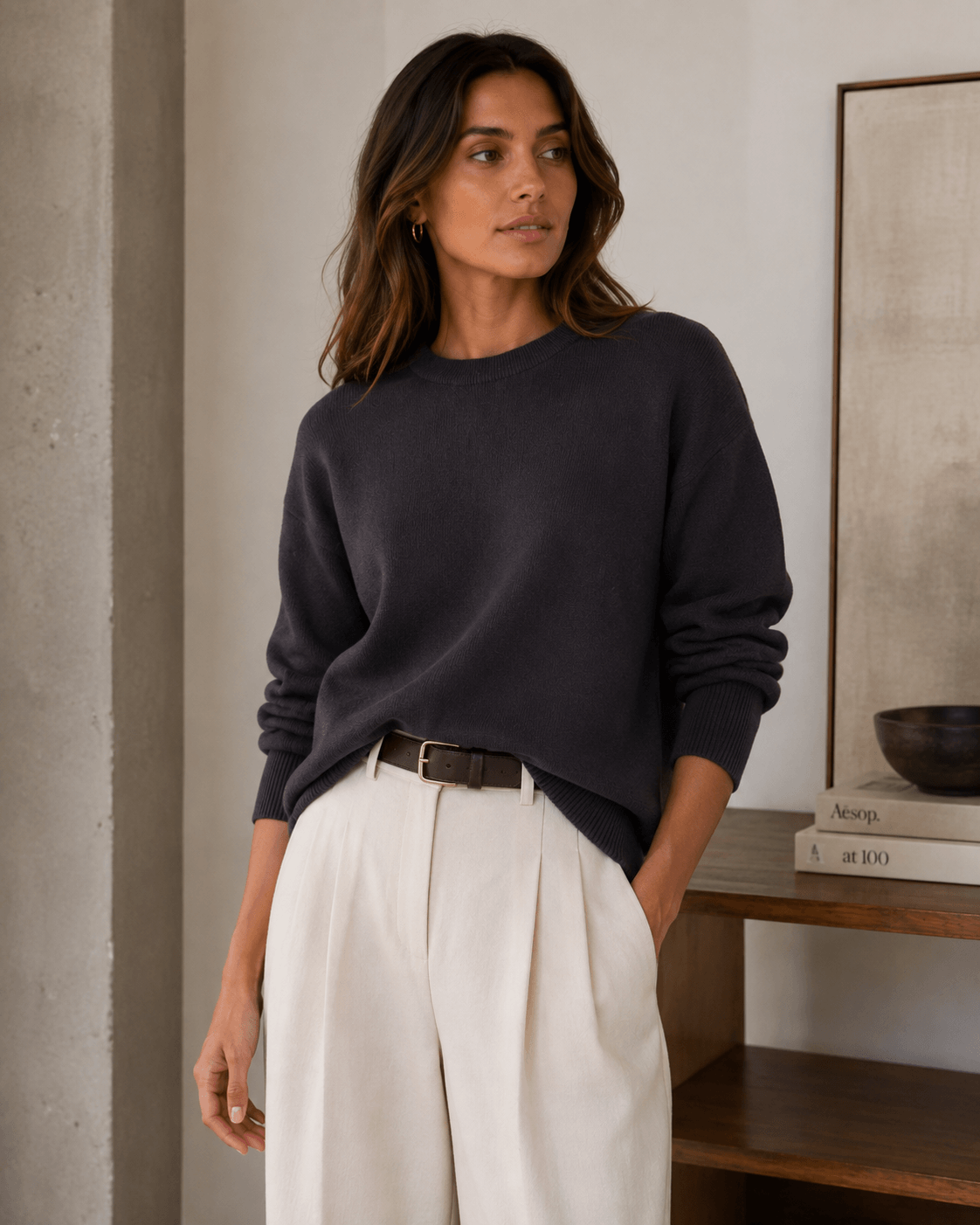 MschMercy East Pullover - India Ink