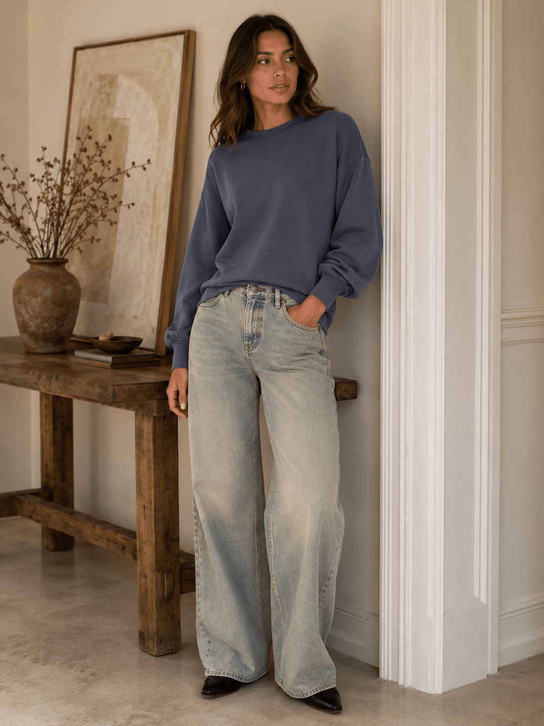 MschBrooke Ima Q Sweatshirt – India Ink