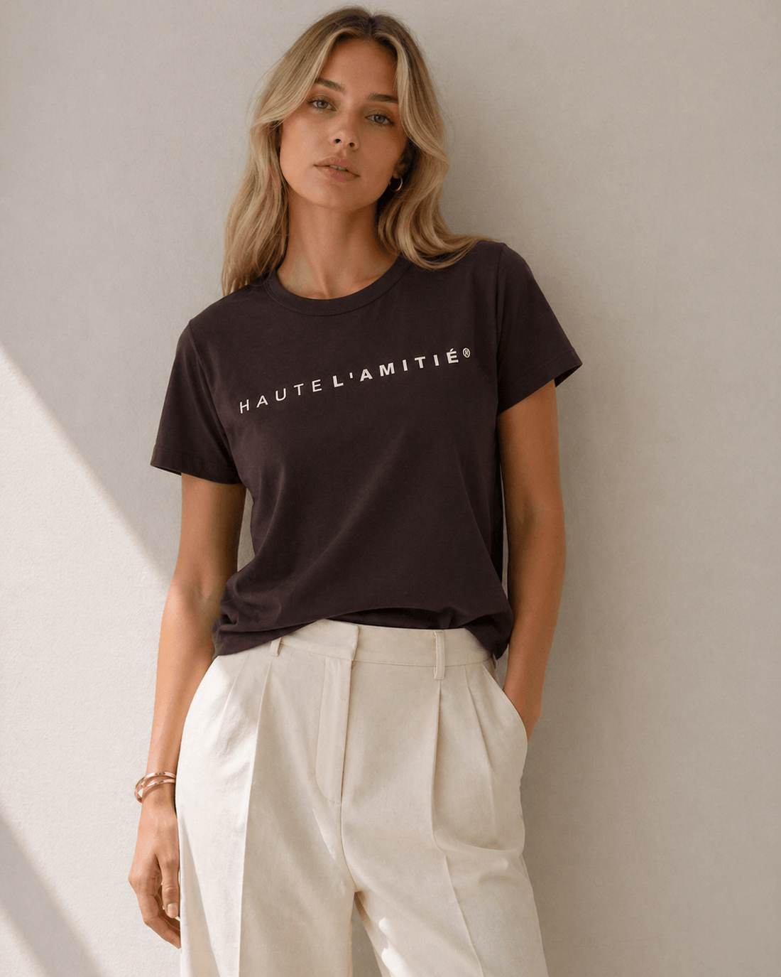 Rub Logo Tee - Mocca