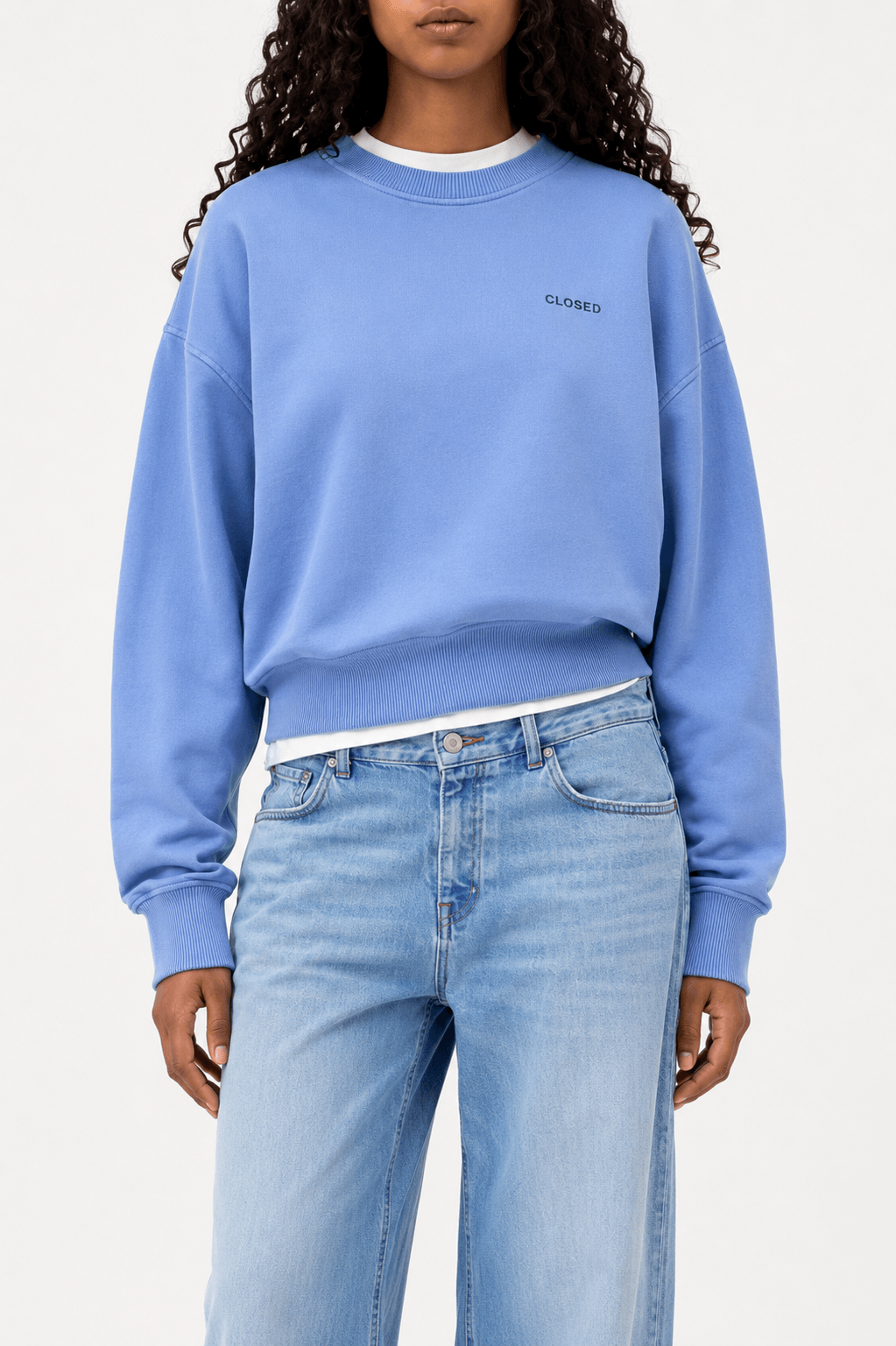 Basic Crewneck - Moonleaf Blue