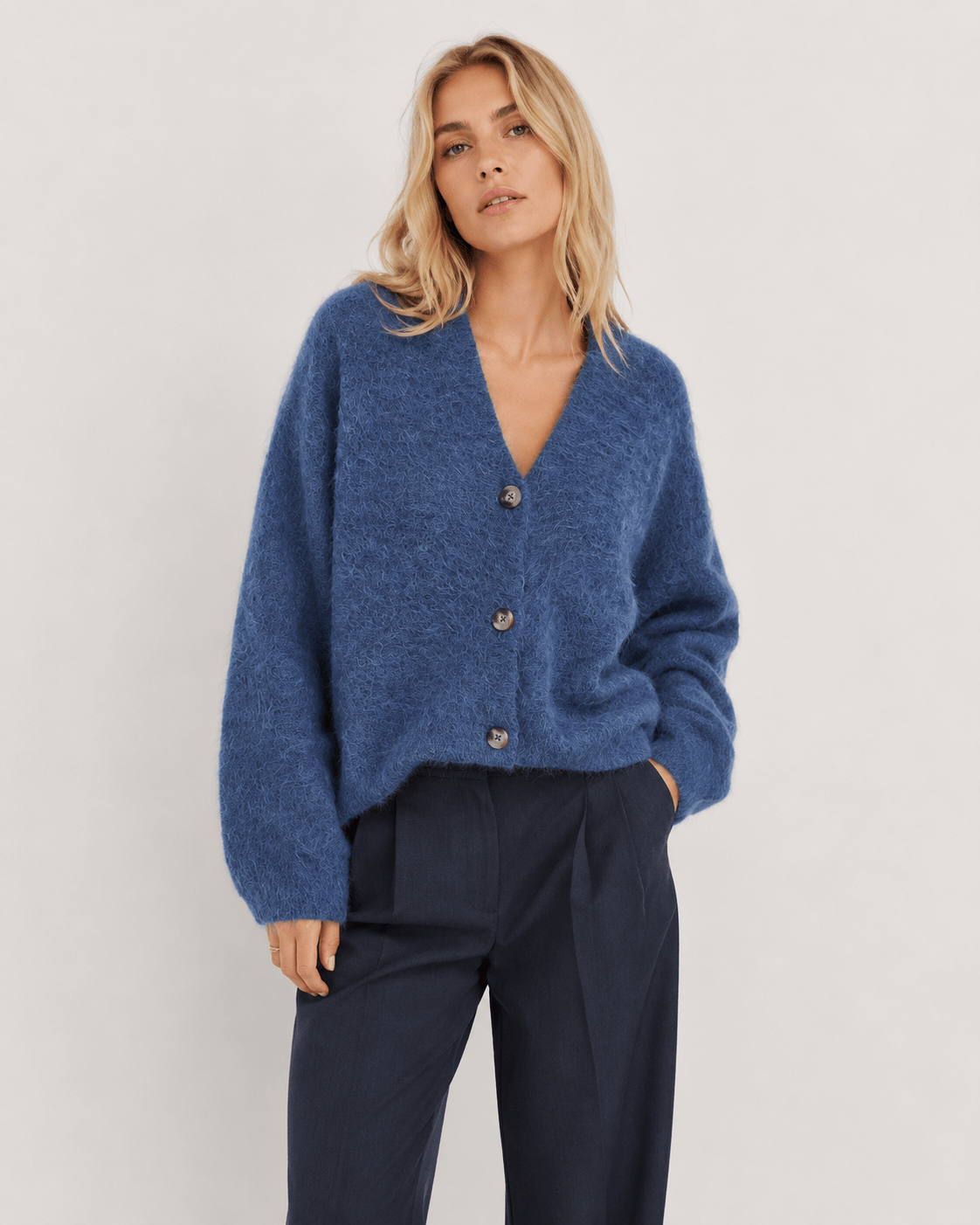 Maris Cardigan – Mittelblau