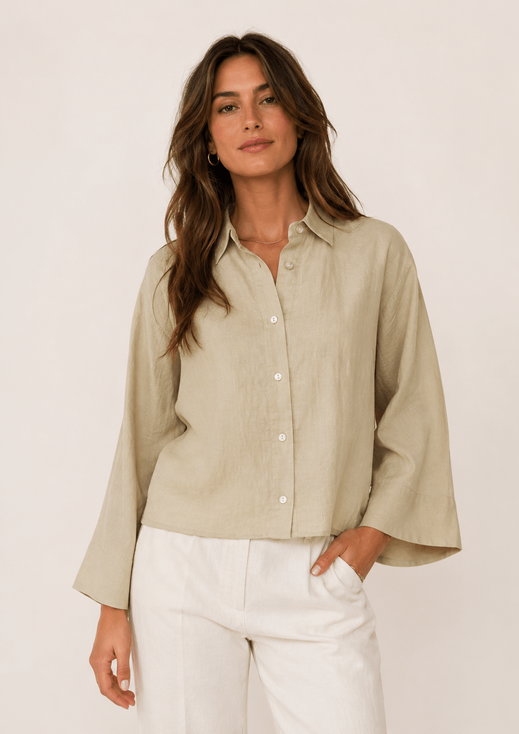 Fenna Blouse - Taupe