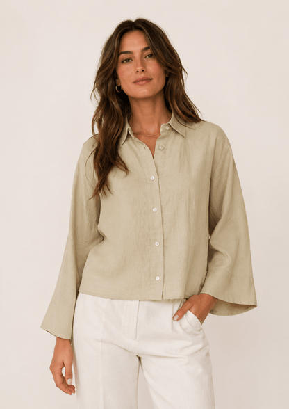 Fenna Blouse - Taupe