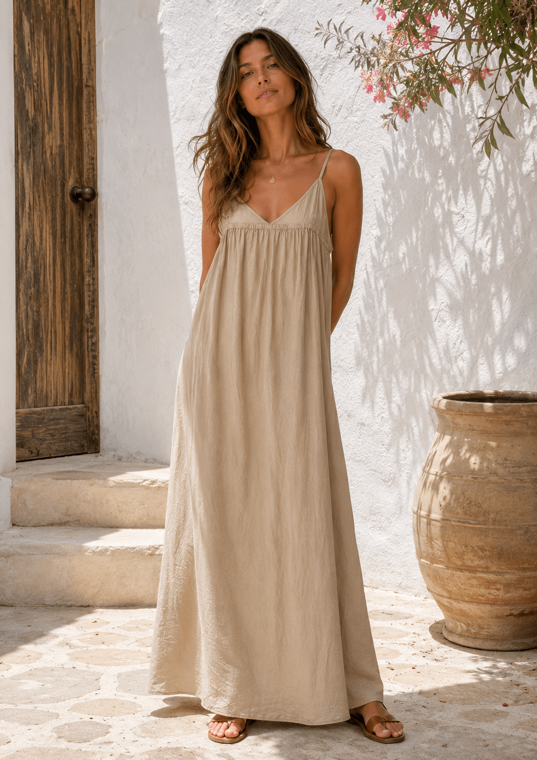 Morgan Dress - Taupe