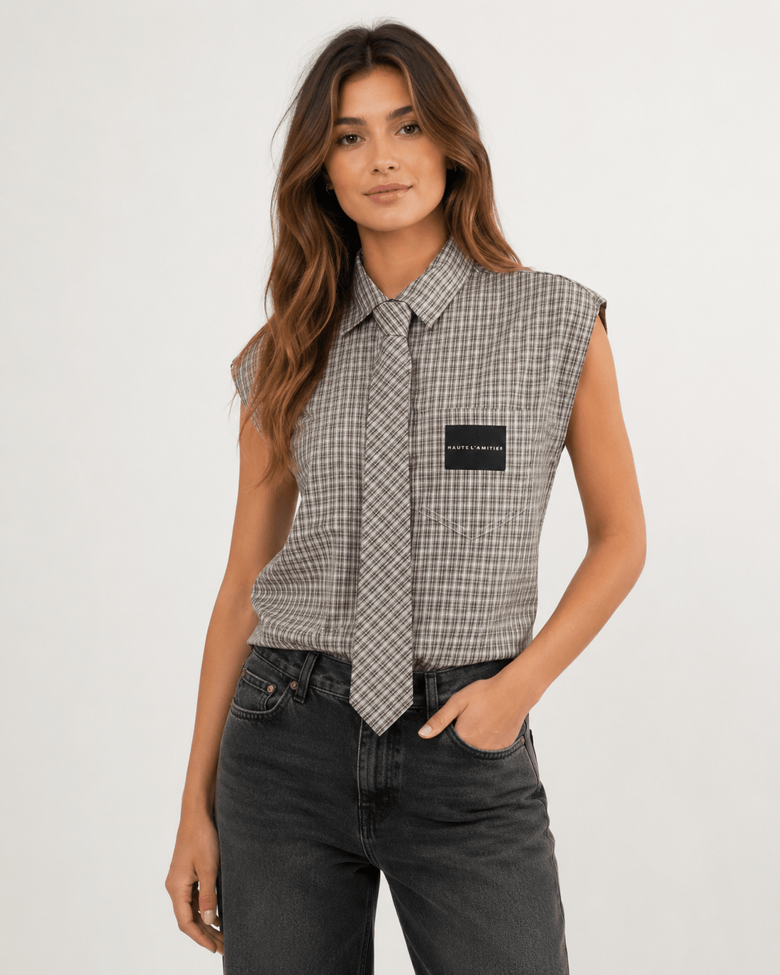 Chess NS Tie Shirt - Beige