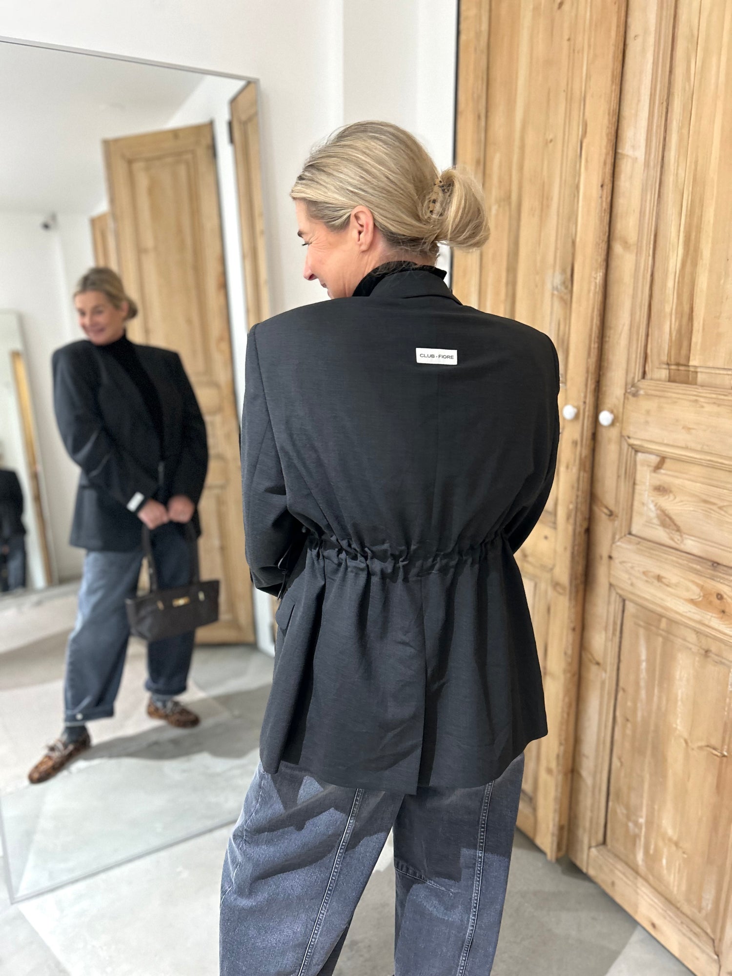 Blazer Long - Black Melee