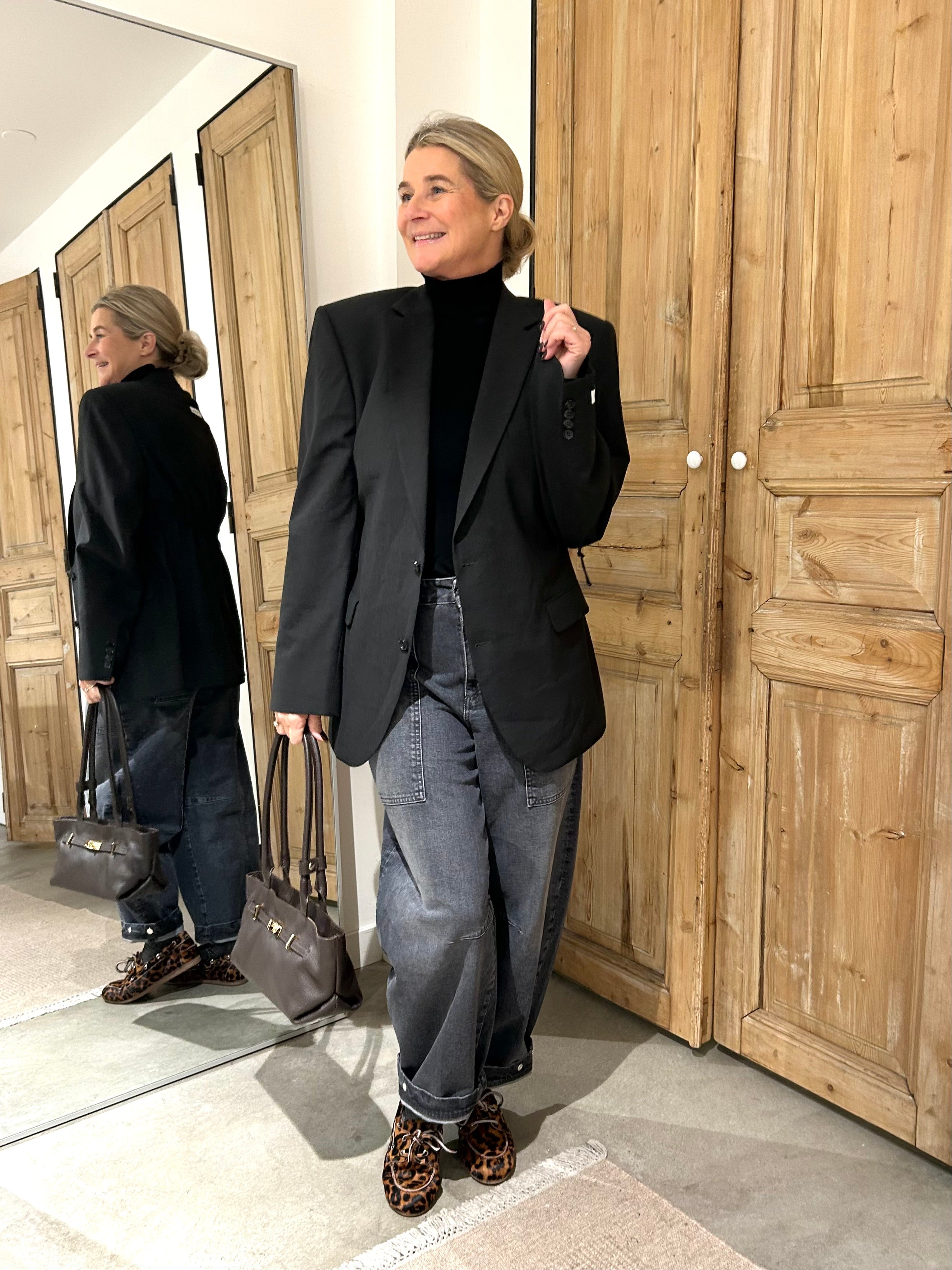 Blazer Long - Black Melee