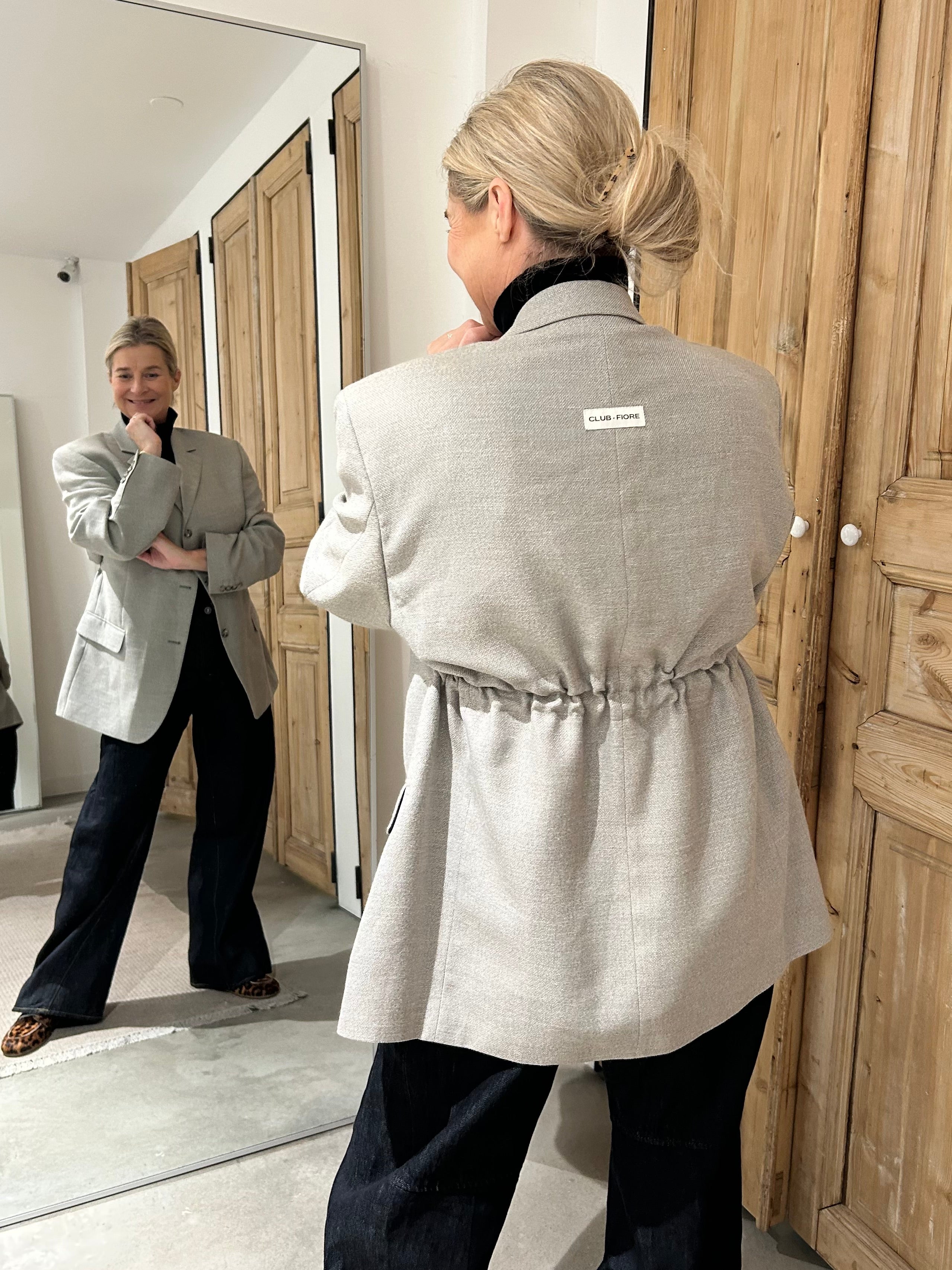 Blazer Long - Light Grey