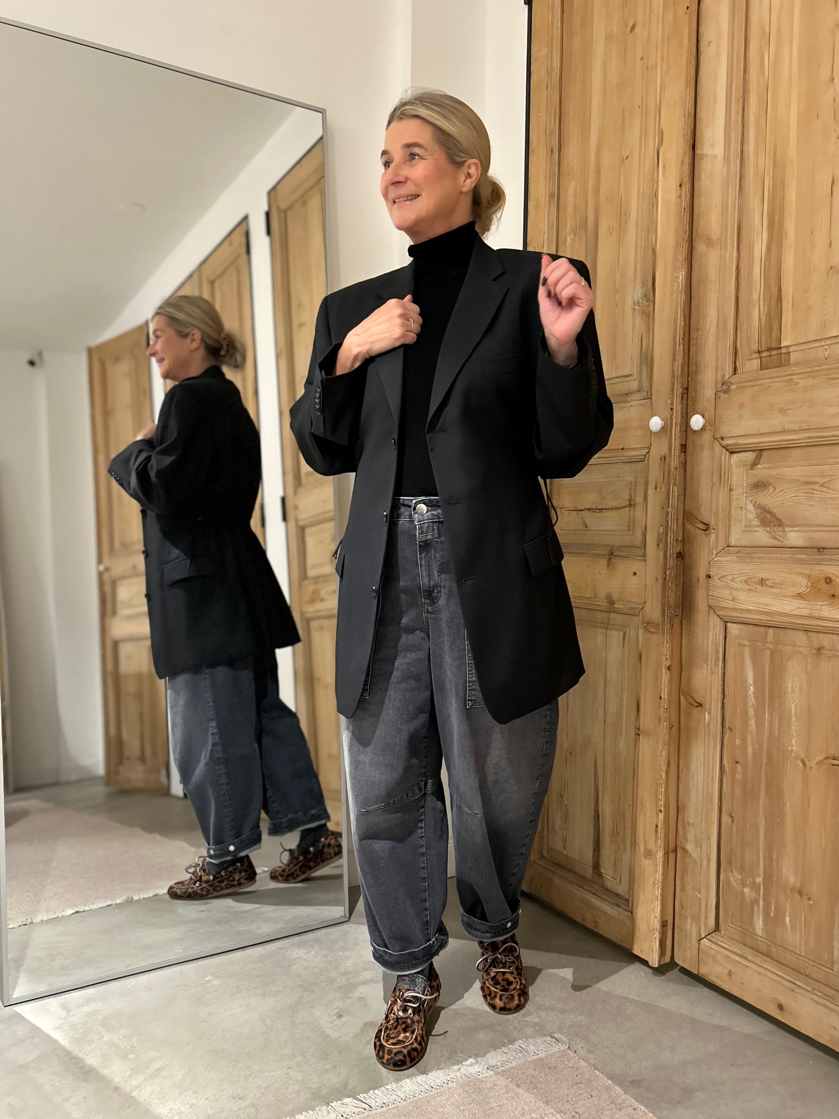 Blazer Long - Black heavy