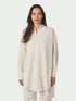 Halina Poplin Shirt - Ivory