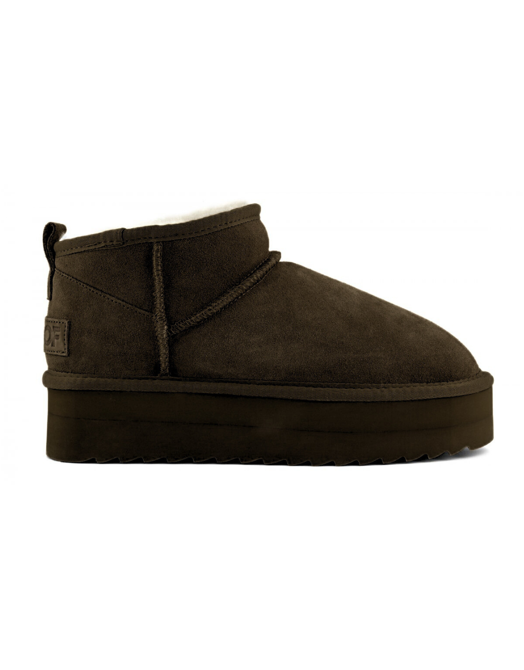 Platform Mid Boot Sheepskin - Moka