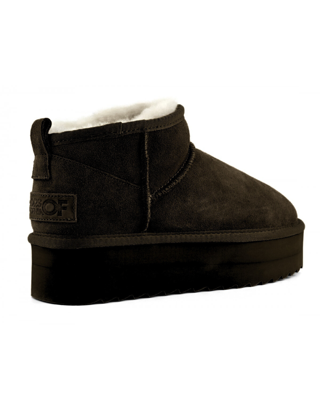 Platform Mid Boot Sheepskin - Moka