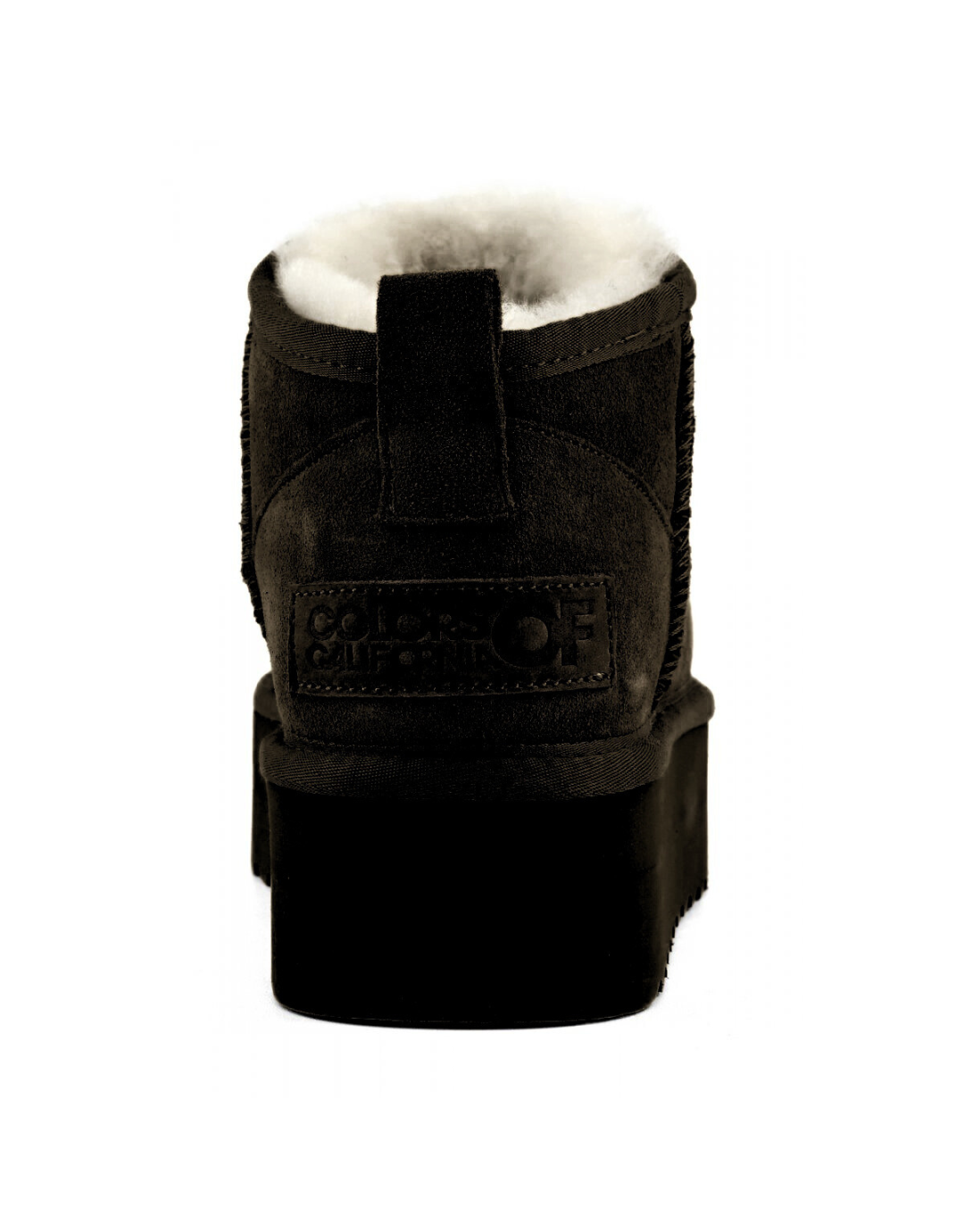 Platform Mid Boot Sheepskin - Moka
