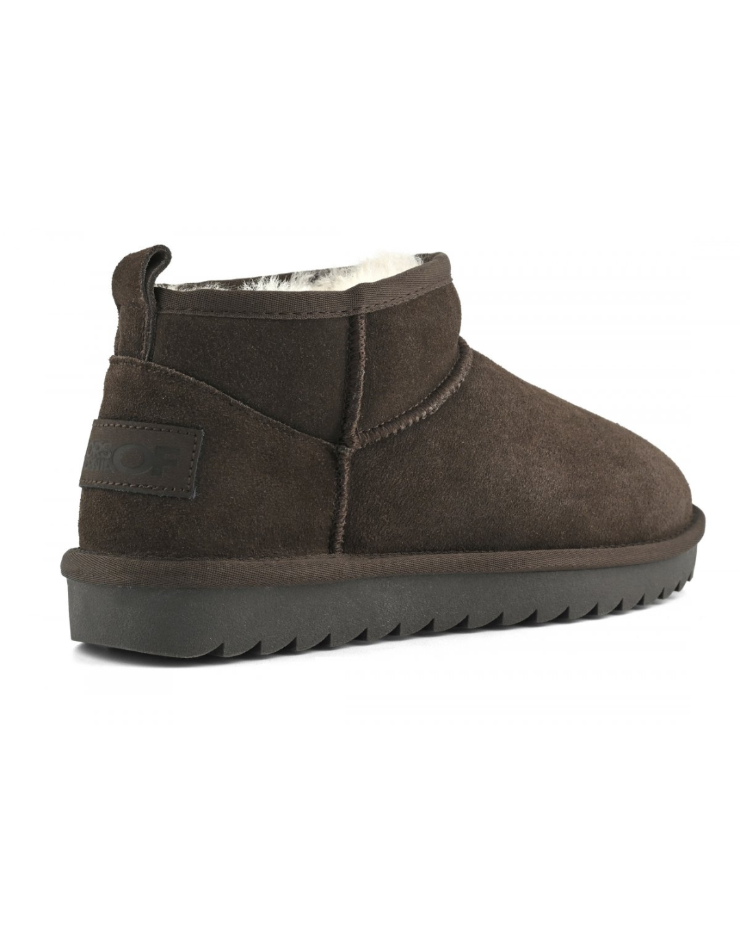 Short Sheepskin Boot Suede - Moka