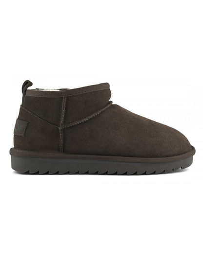 Short Sheepskin Boot Suede - Moka