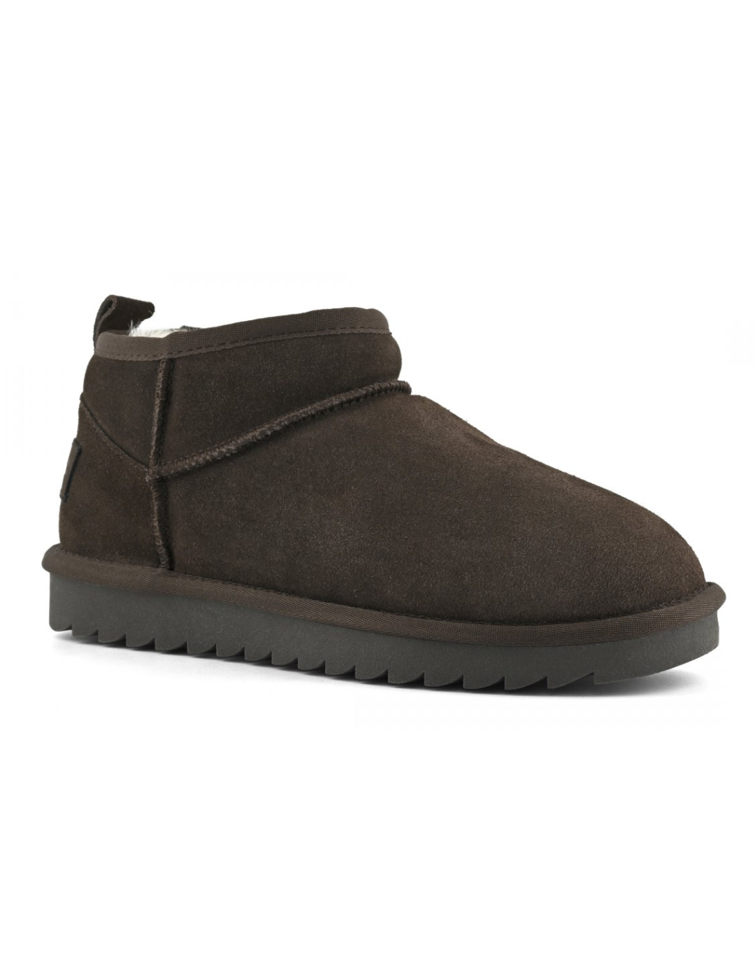 Short Sheepskin Boot Suede - Moka