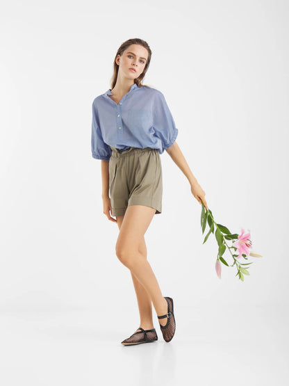 Cowboy Button Cotton - Denim