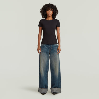 Roxx Wide - Antique Faded Blueschist