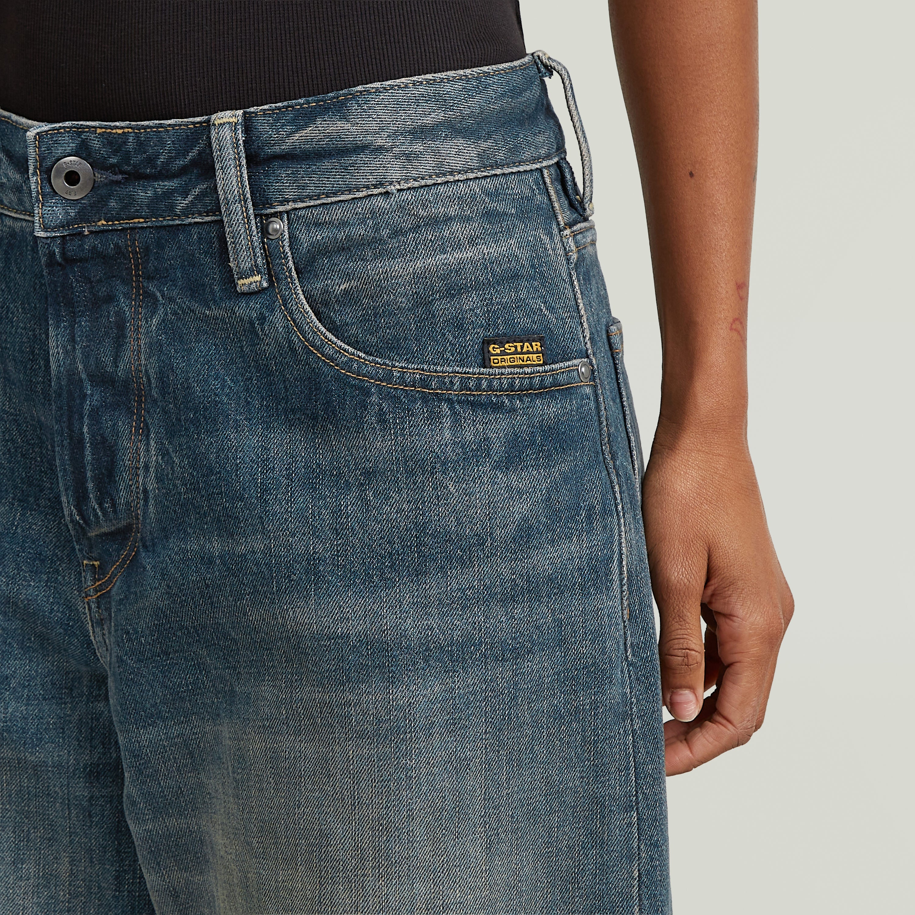 Roxx Wide - Antique Faded Blueschist