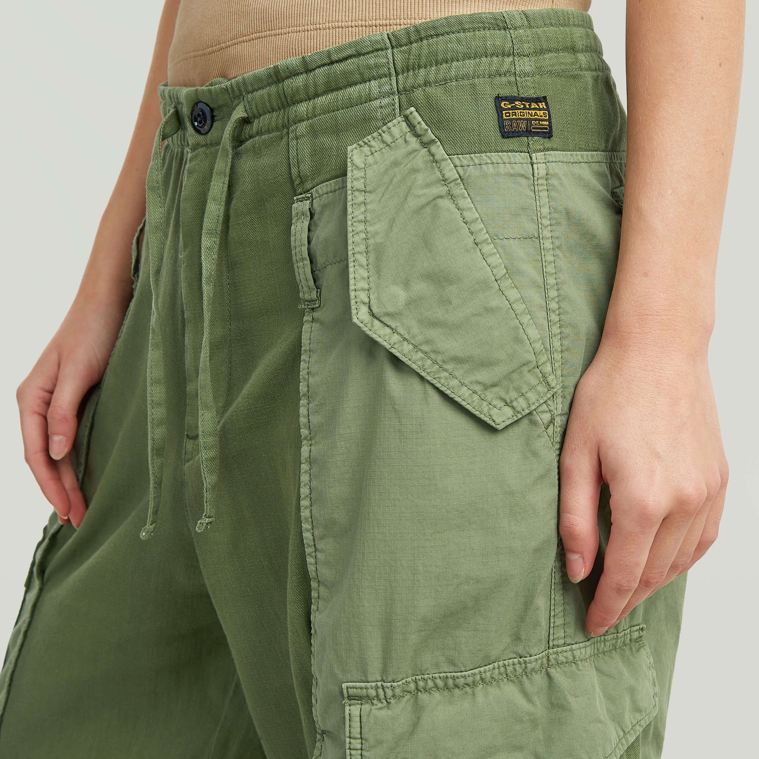 Fabric mix cargo wmn - Four leaf clover GD