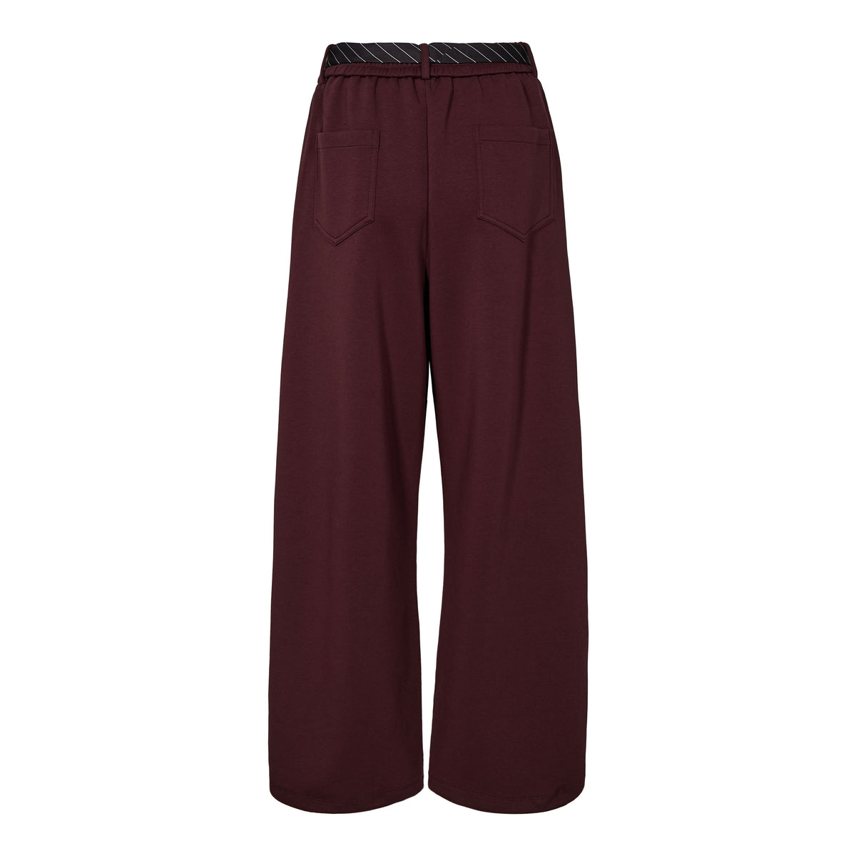 Maxi Split Tie Pant - Wine