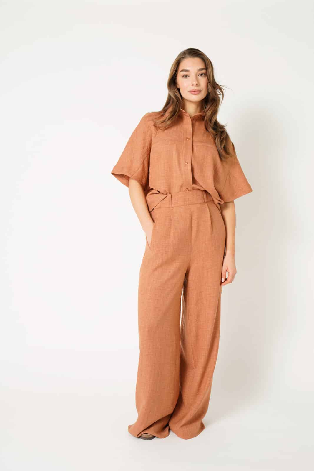 Freya Top - Cognac