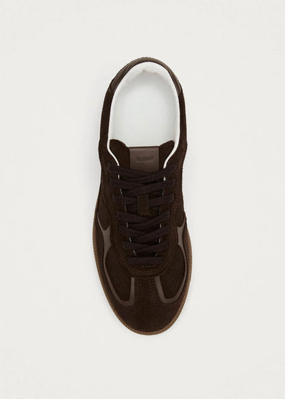 Rife chocolate brown leather sneaker