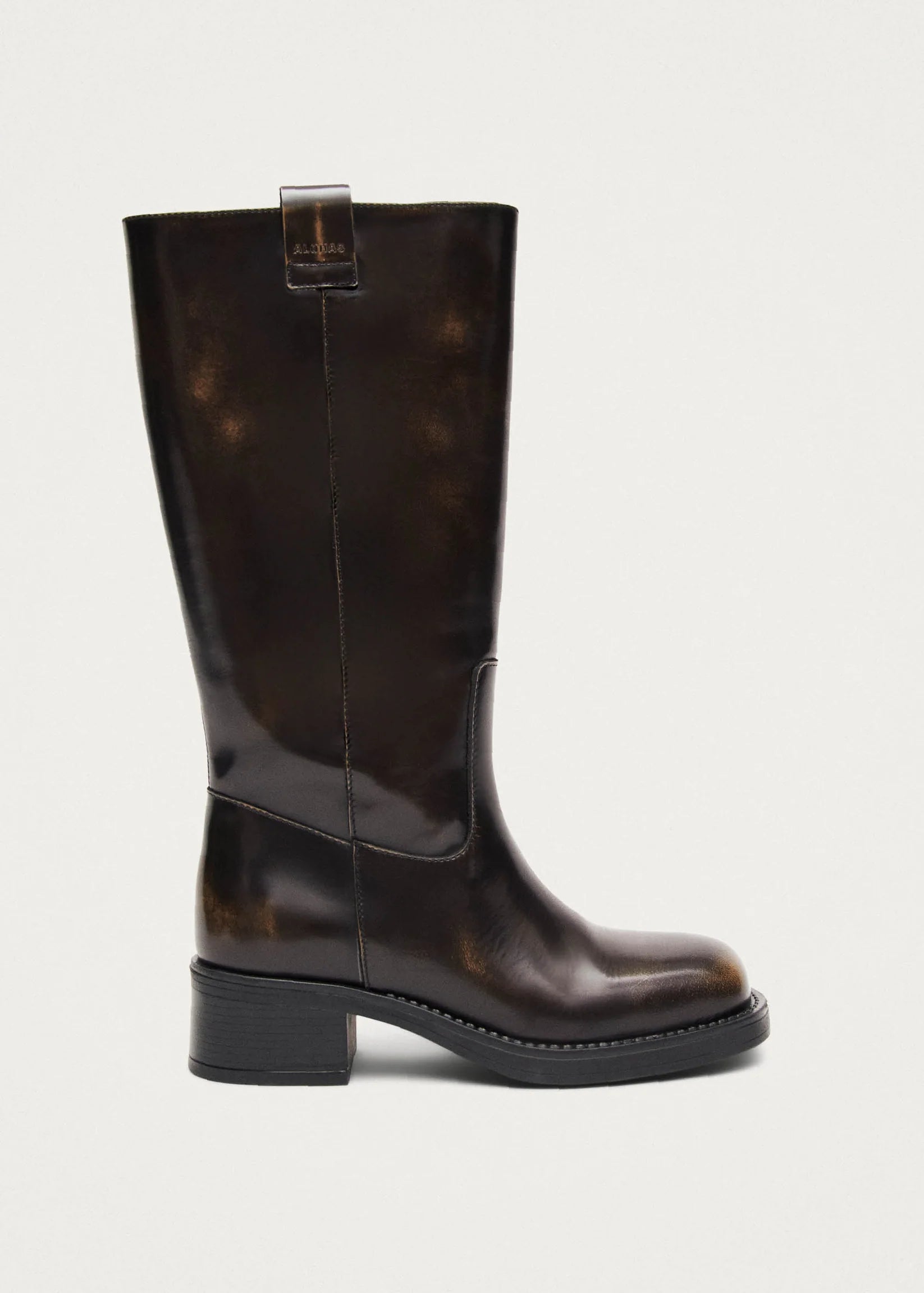 Sajan Leather Boots - Vintage Effect Brown