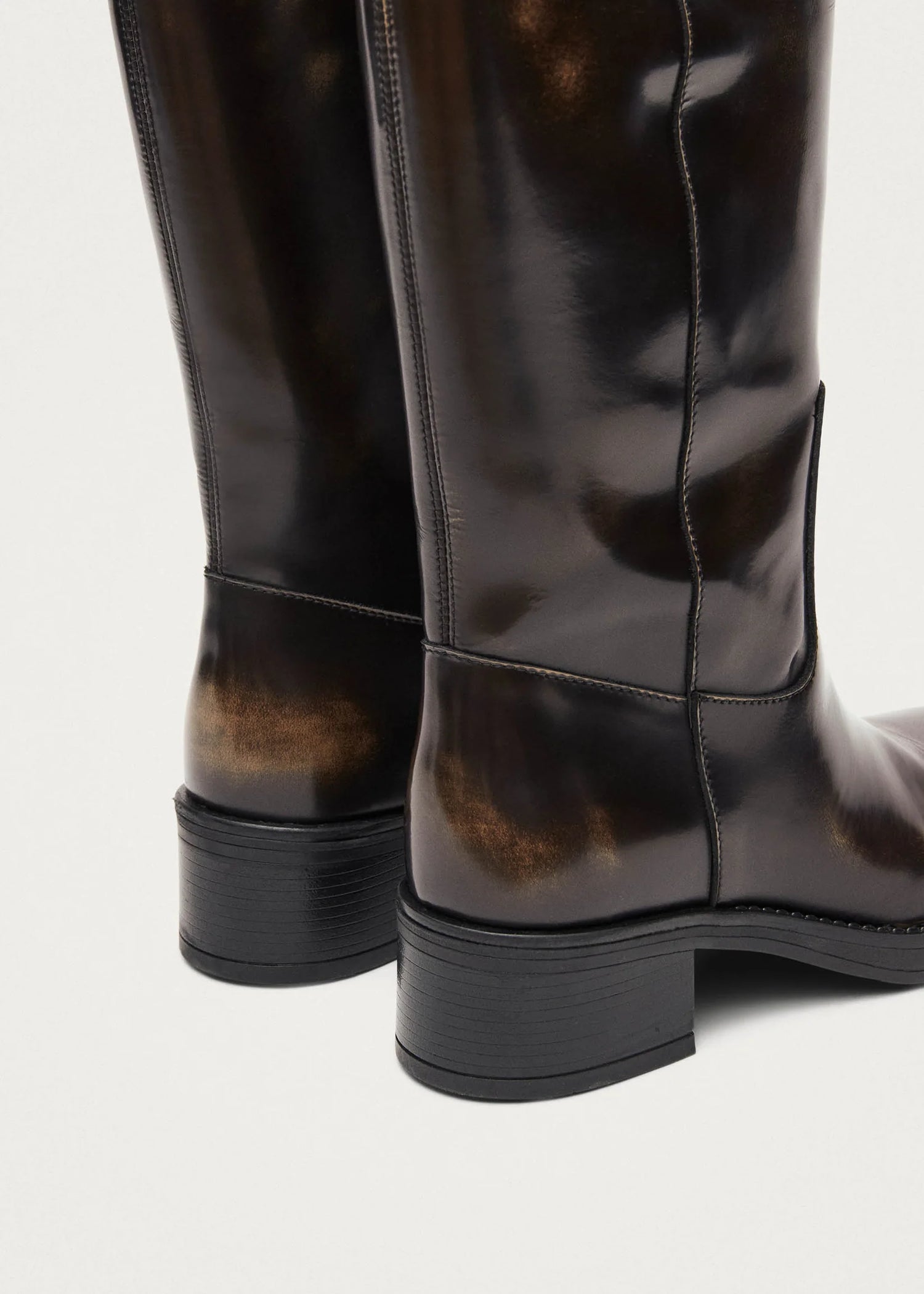 Sajan Leather Boots - Vintage Effect Brown