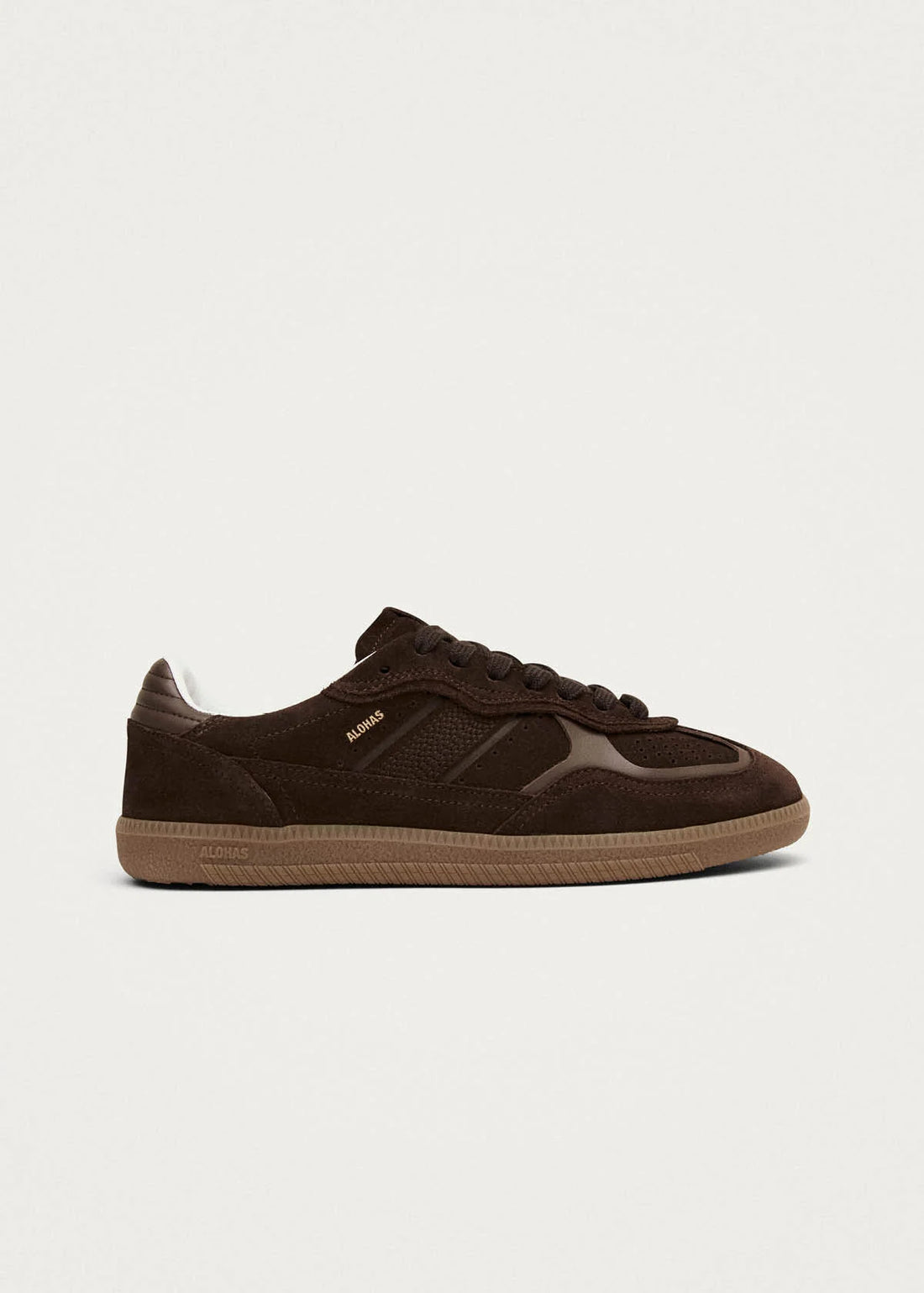 Rife chocolate brown leather sneaker