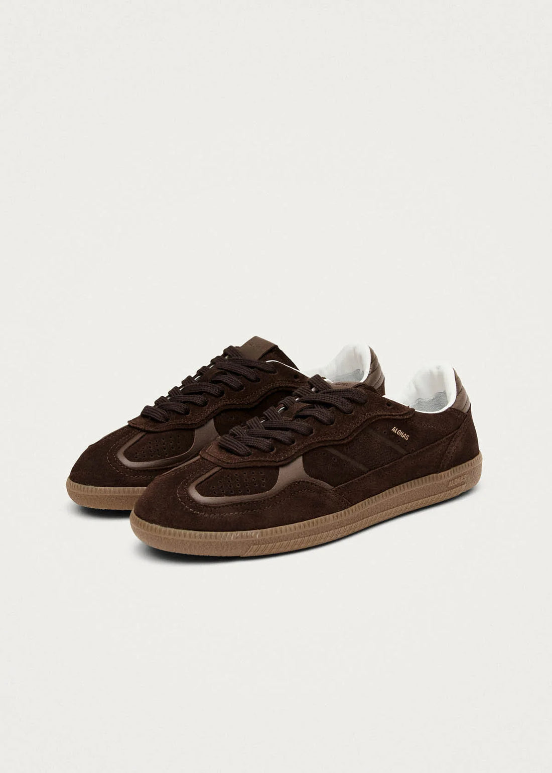 Rife chocolate brown leather sneaker