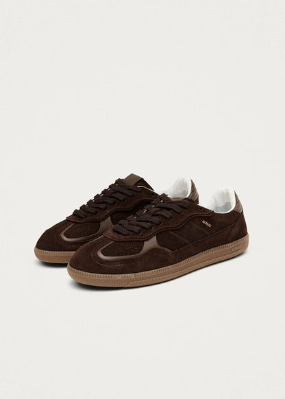Rife chocolate brown leather sneaker