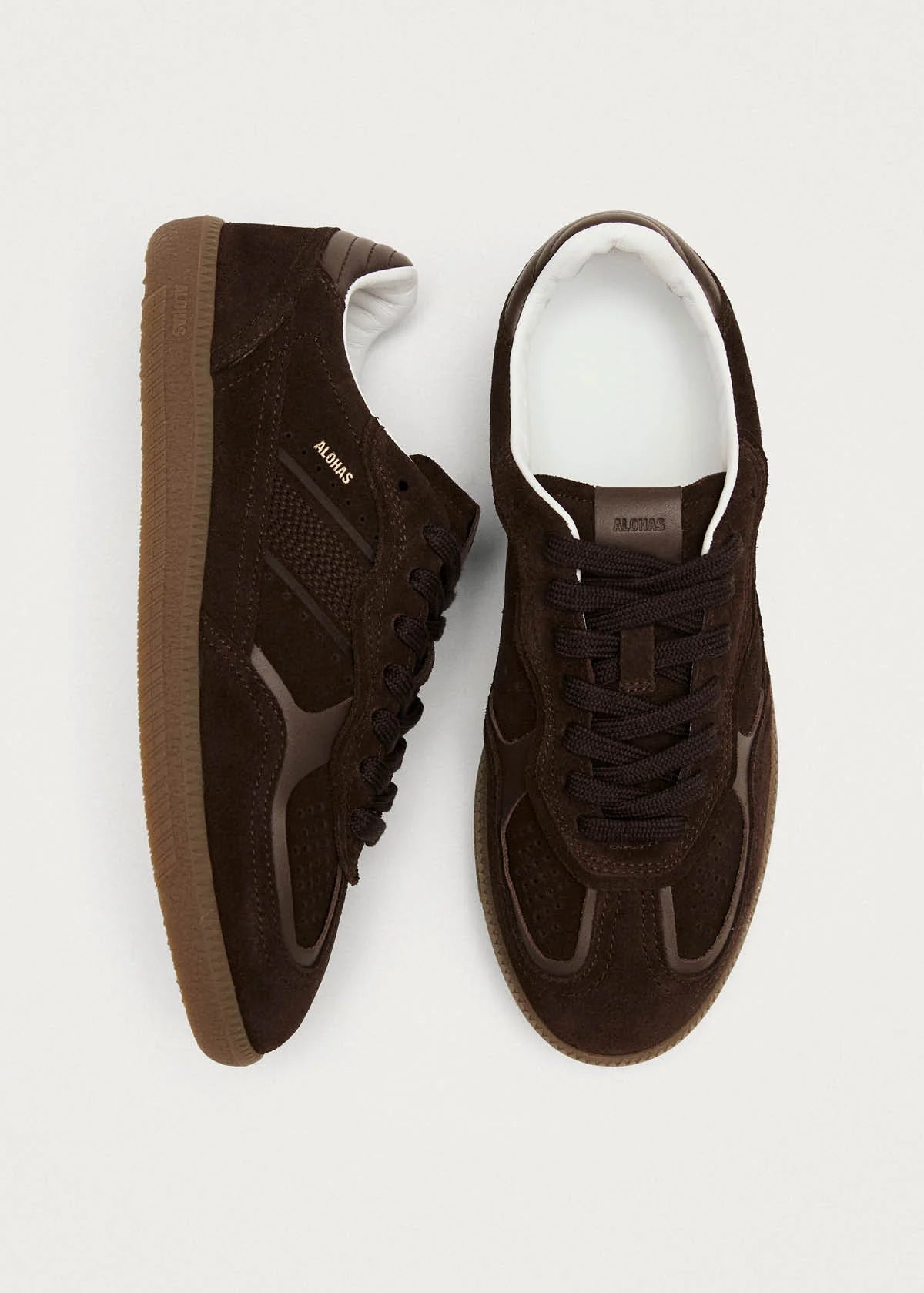 Rife chocolate brown leather sneaker
