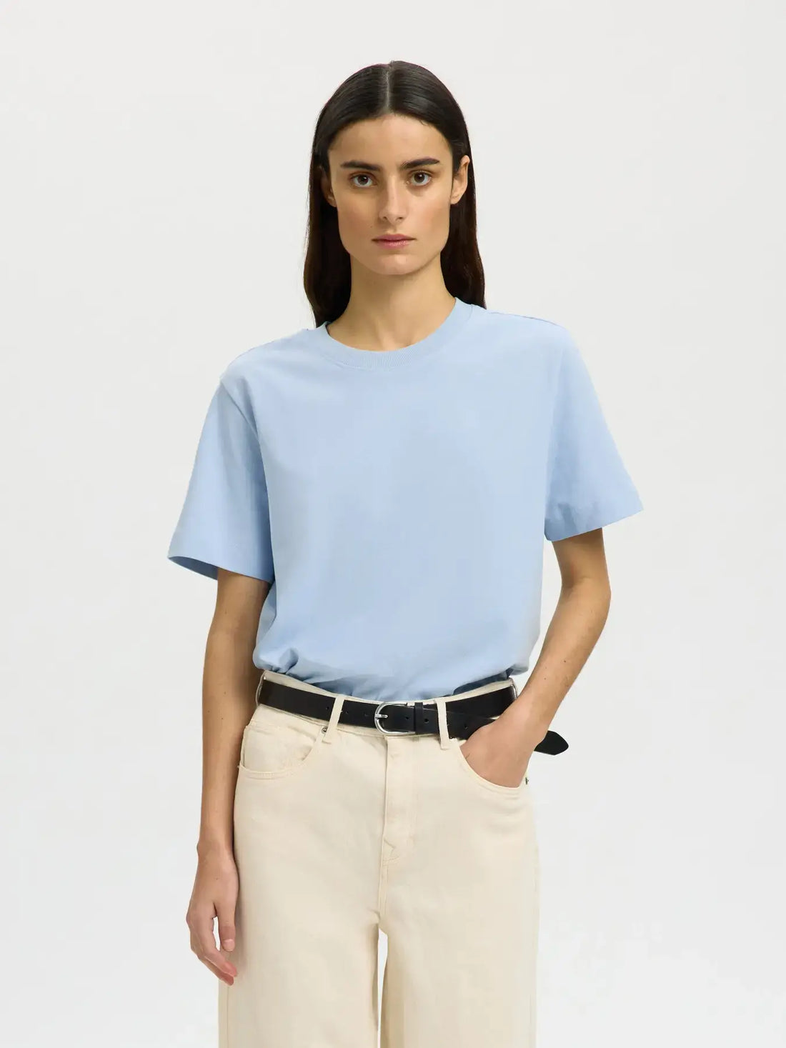 SLWEssential ss boxy - Cashmere