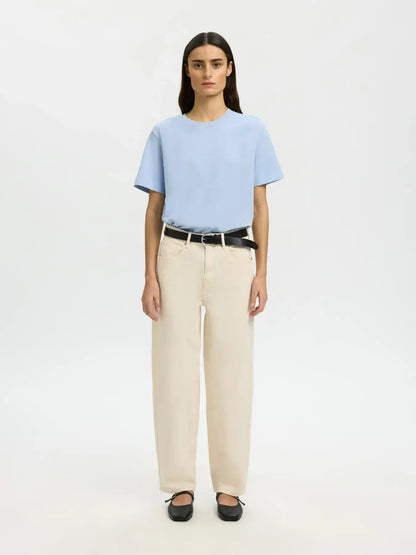 SLWEssential ss boxy - Cashmere