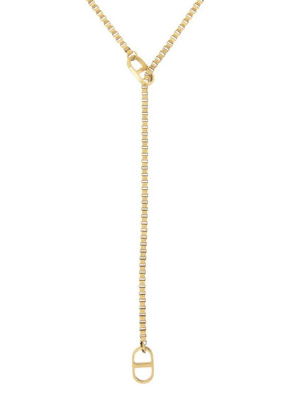 Minimalistische doorhaalketting - Goud