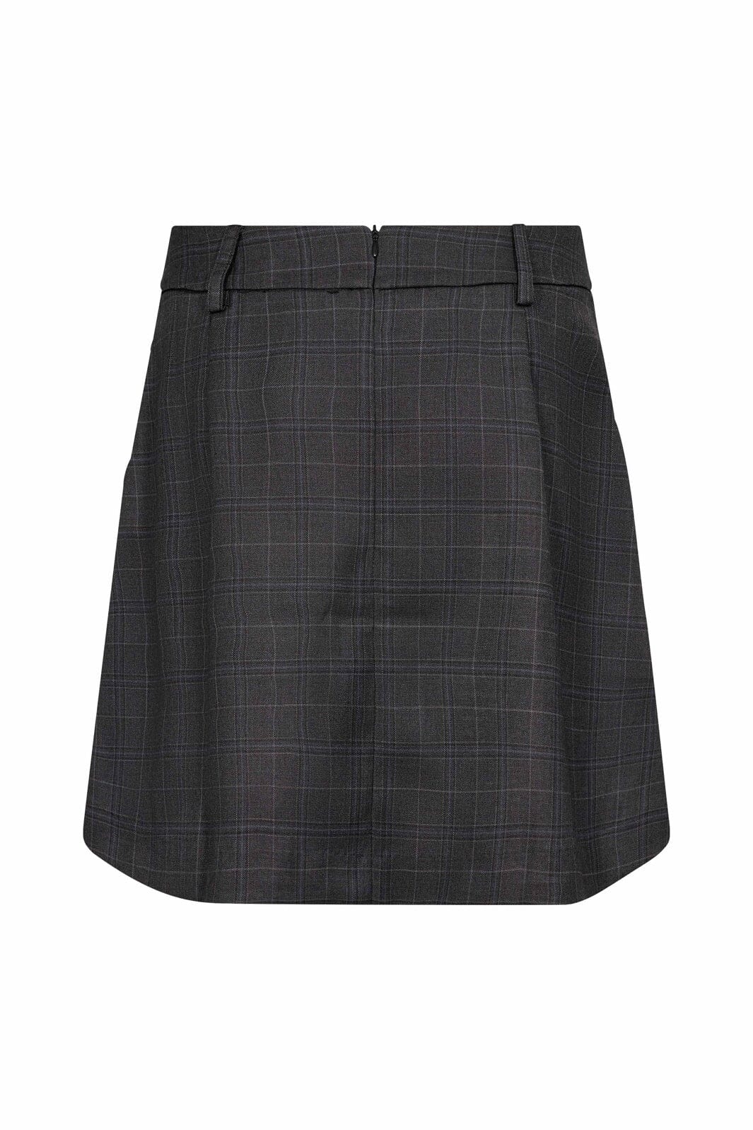 EloraCC Pocket Pleat Mini Skirt - Dark Grey