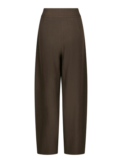 Lucille Structure Pants - Dark Brown