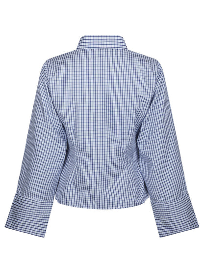 Fenli Check Shirt - Blue