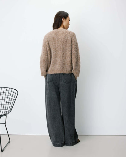 Cardigan-Weste - Mokka