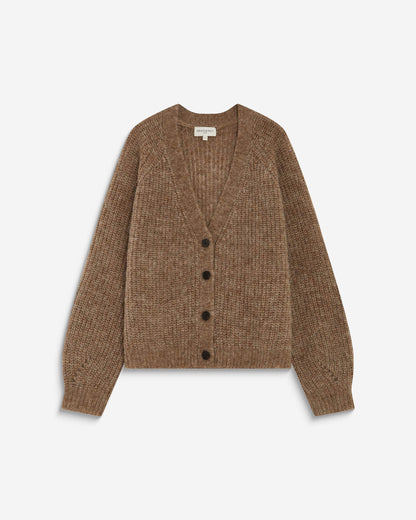 Cardigan-Weste - Mokka