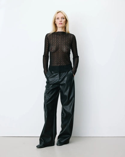 Layer Lace Top - Black