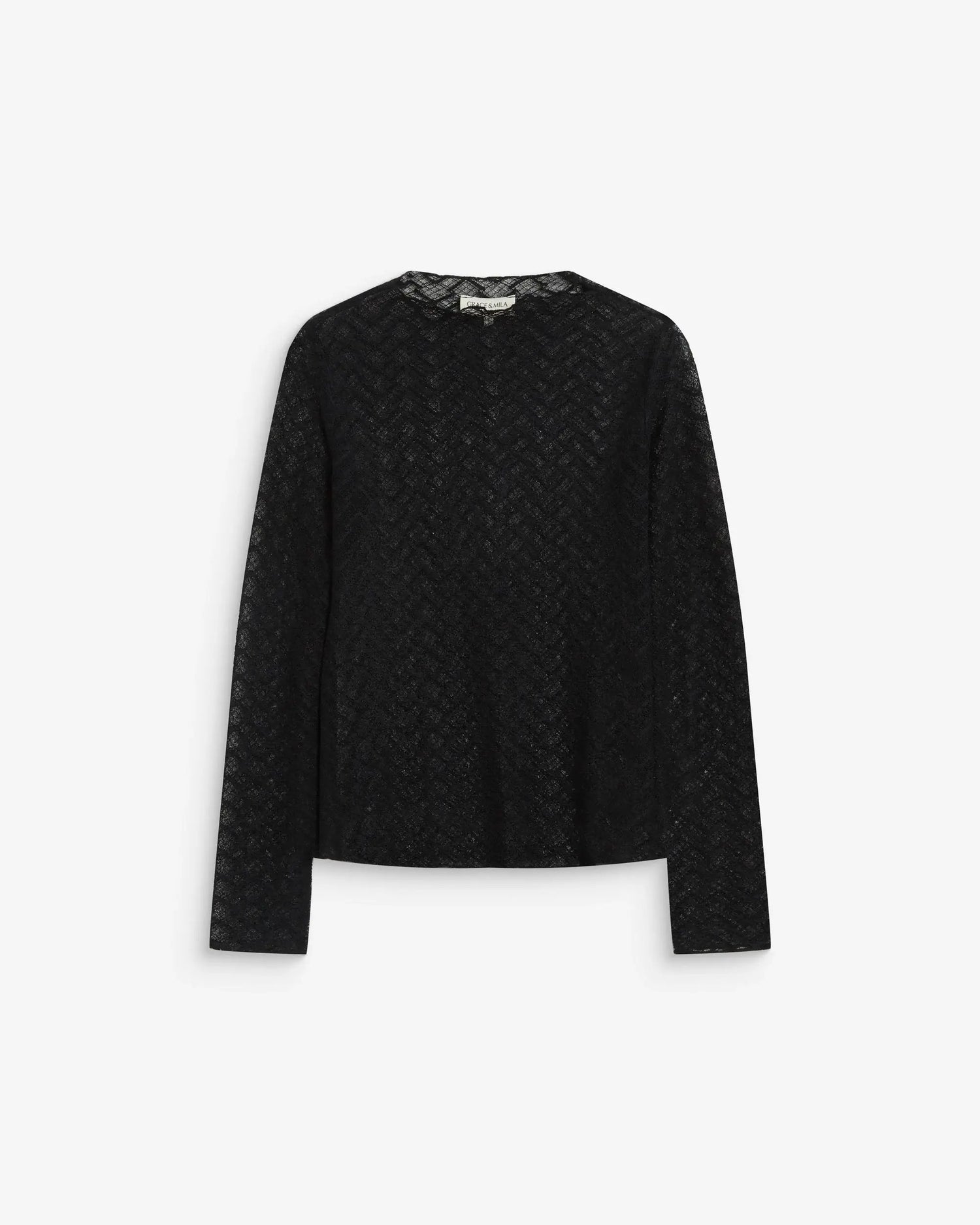 Layer Lace Top - Black
