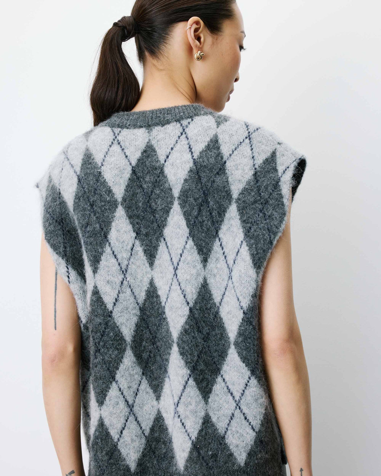 Oversized Spencer - Anthrazit