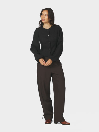 Junette Boucle Jacket - Black