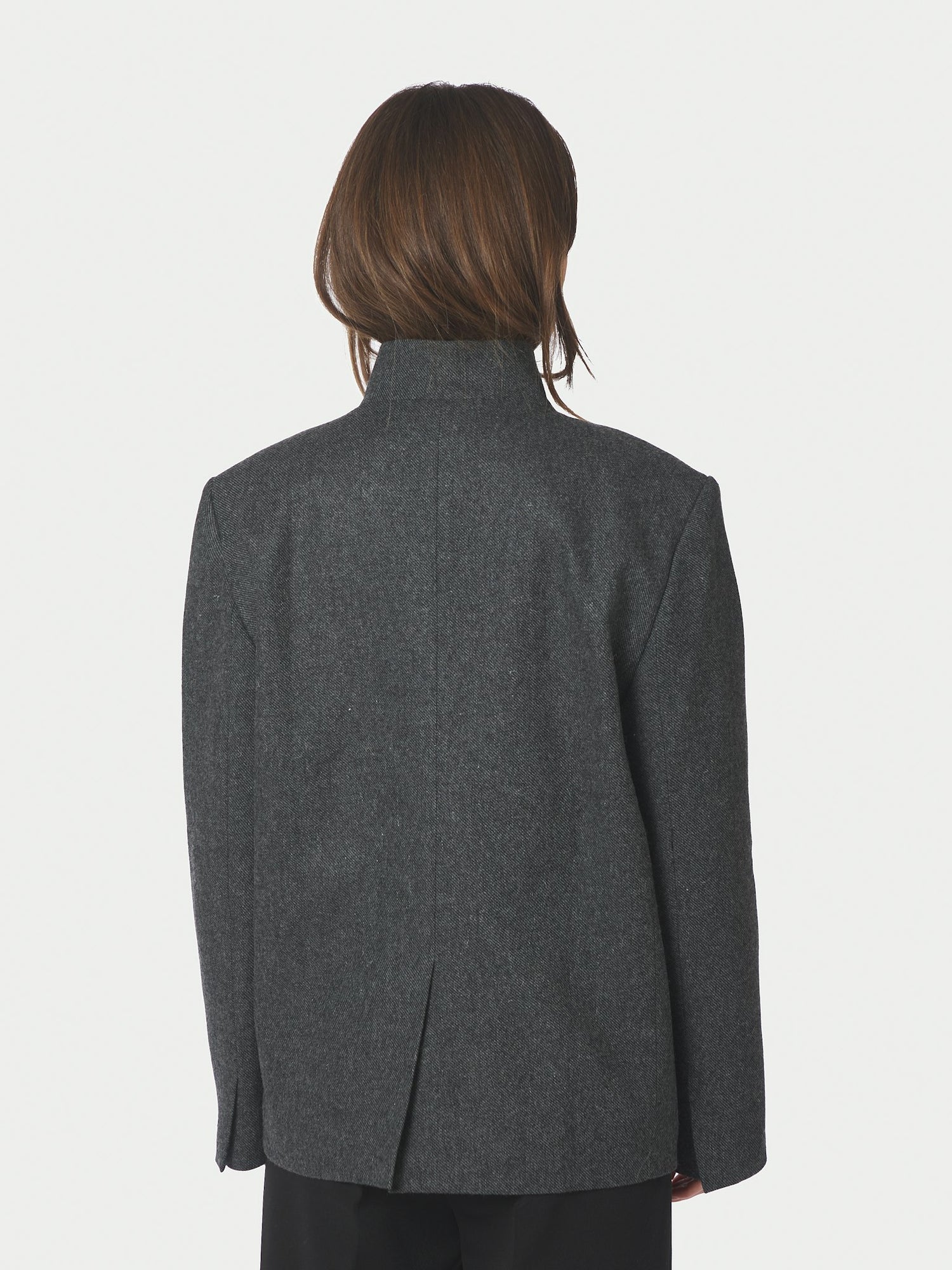 Nerine Structure Twill Blazer - Antracit