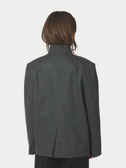 Nerine Structure Twill Blazer - Antracit