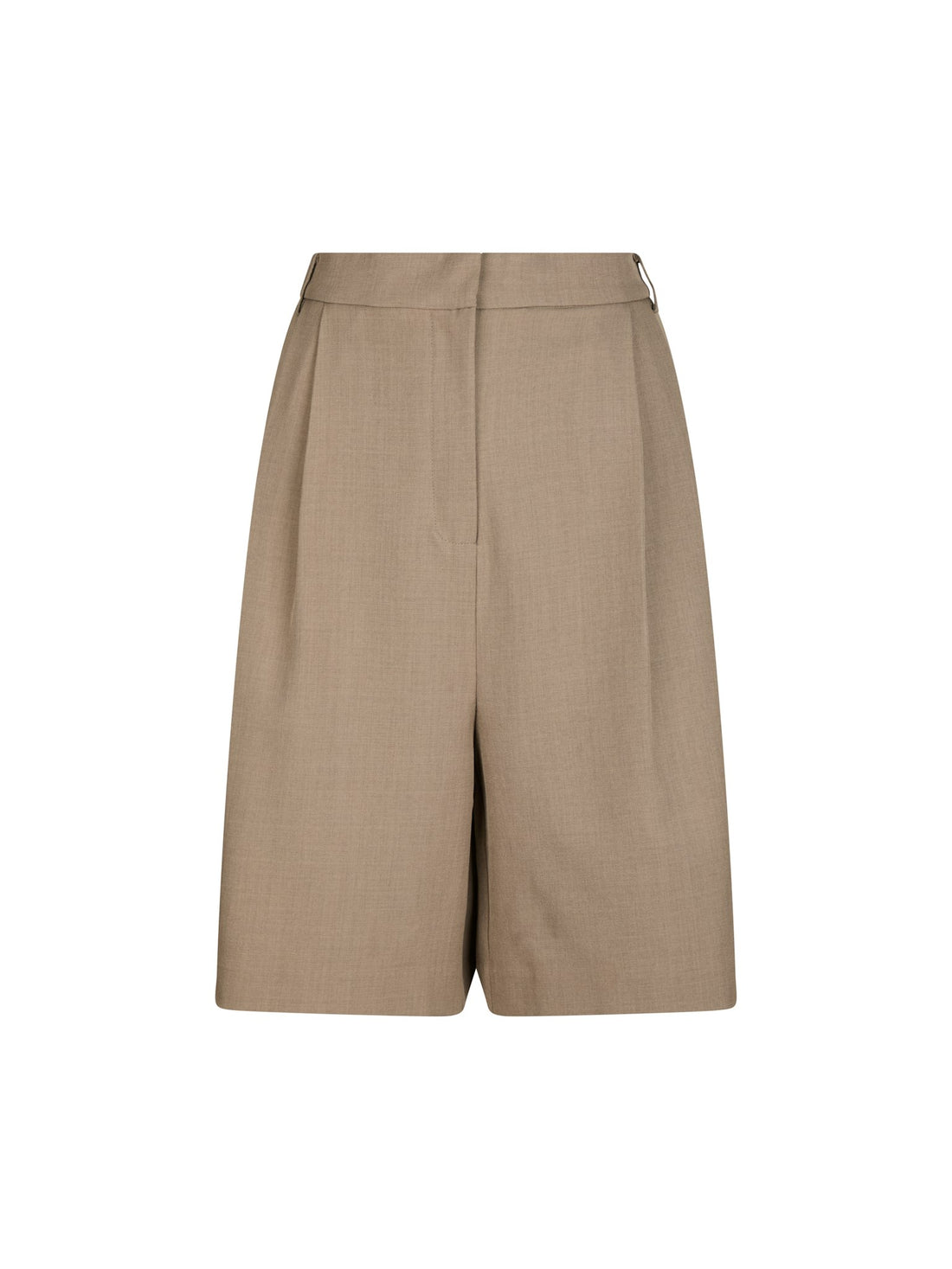 Nika Structure Shorts - Dark Taupe