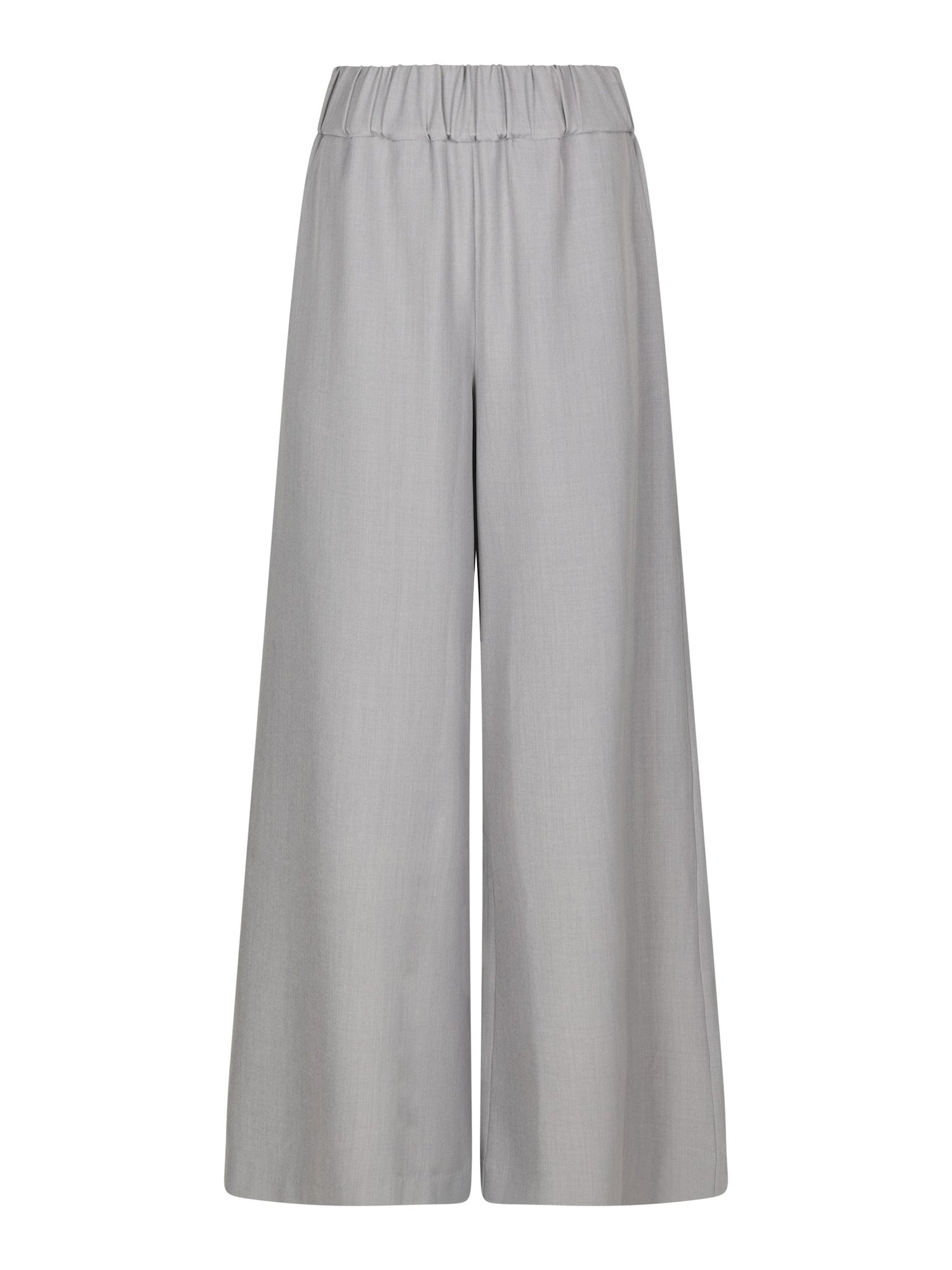 Janel Structure Pants - Grey Melange